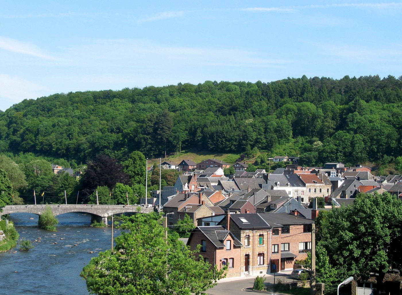 Le Thier Bosset et vue sur Aywaille